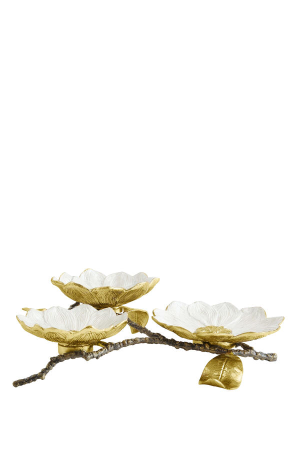 Vintage Bloom Triple Dish