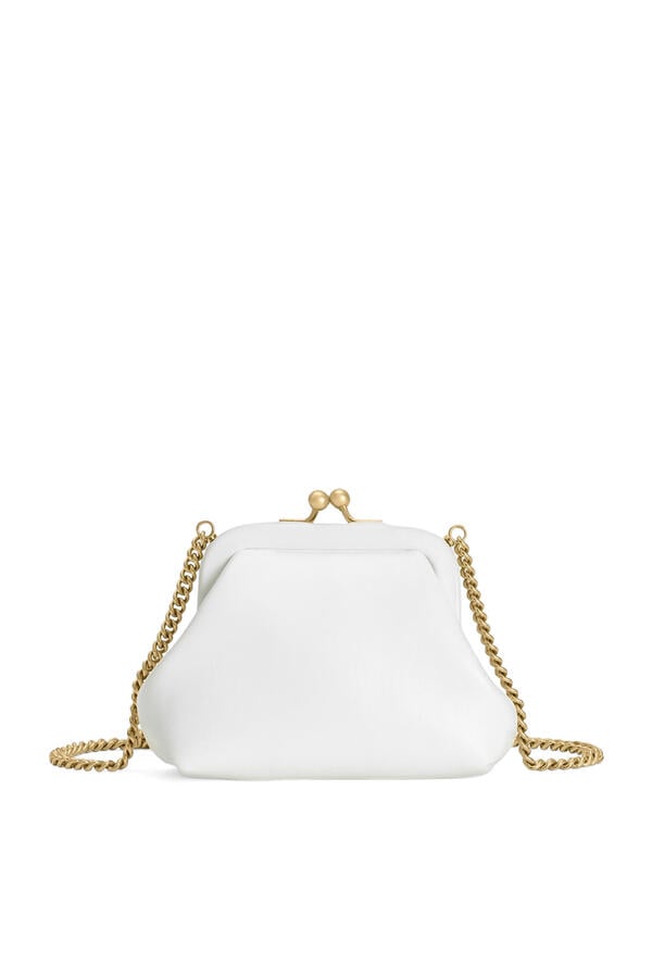 Kids Nappa Calfskin Logo Shoulder Bag
