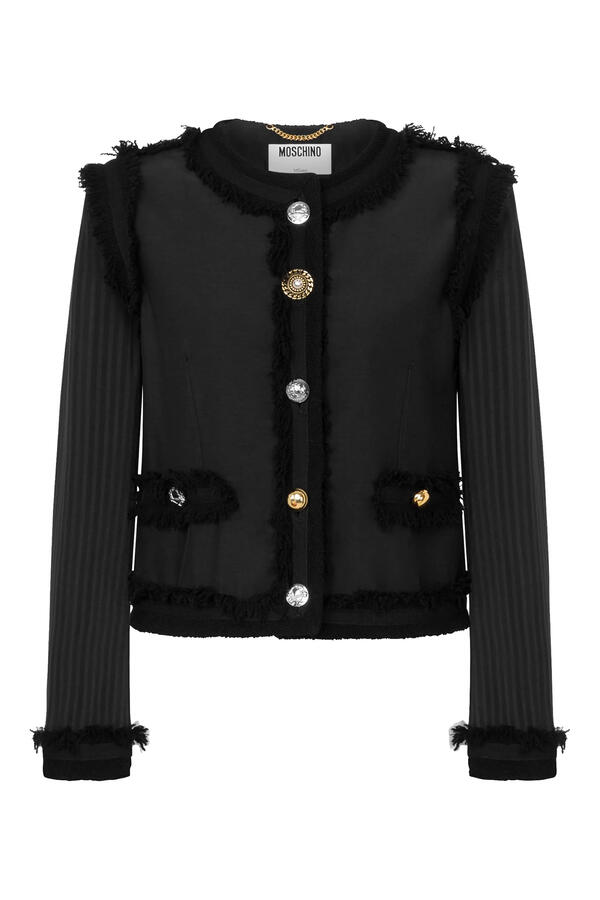 Stretch Bouclé Jacket