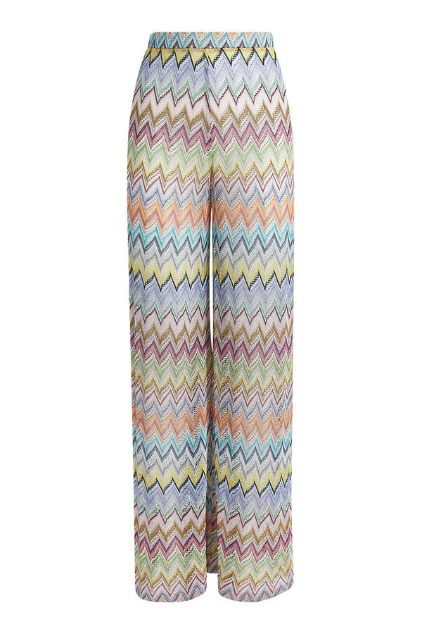 Mare Lace Rashel Zig Zag Wide Leg Pants