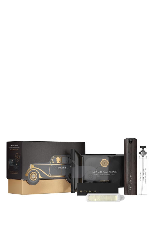 مجموعة هدايا معطر سيارة فيلفت عود