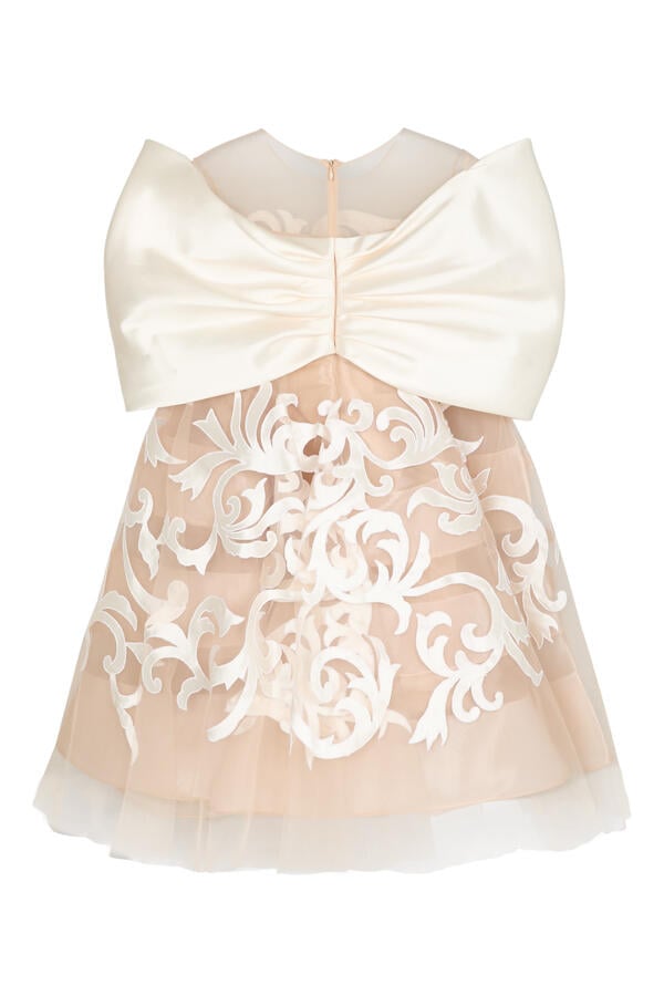 Kids Pattern Embroidery Dress
