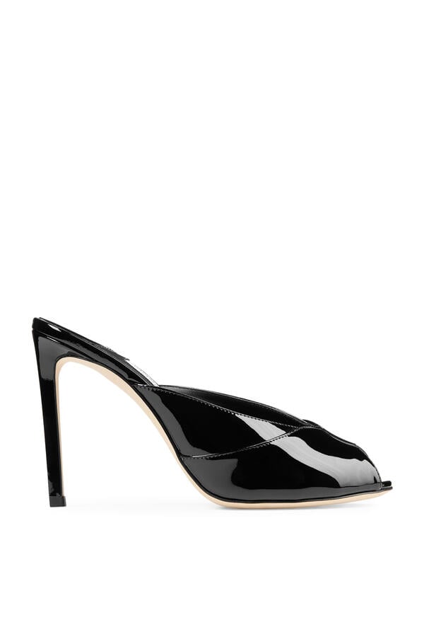 Brigitte 100 Patent Leather Mules