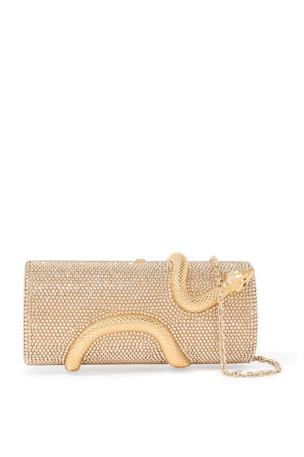  Spiral Snake Crystal Clutch 