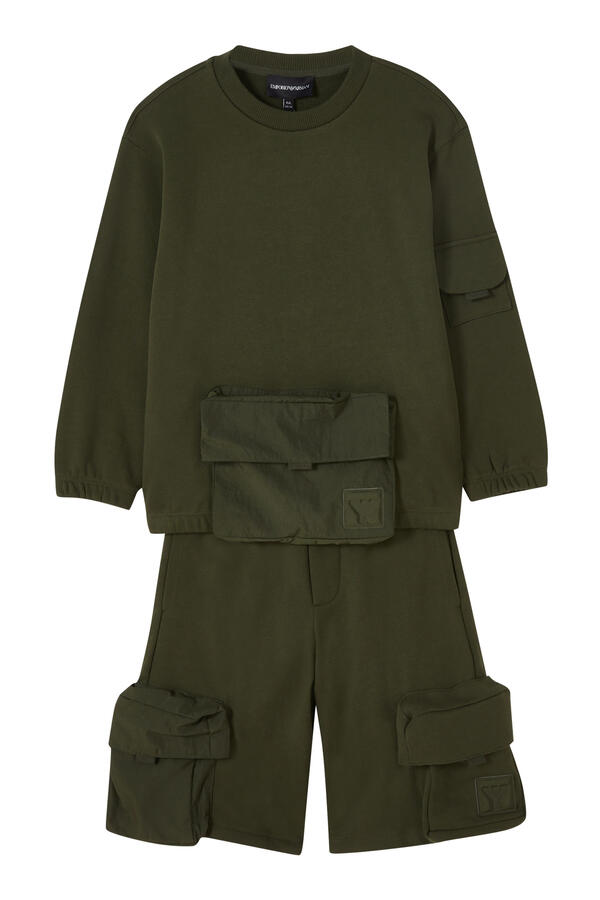 Kids Cargo-Pocket Sweatshirt