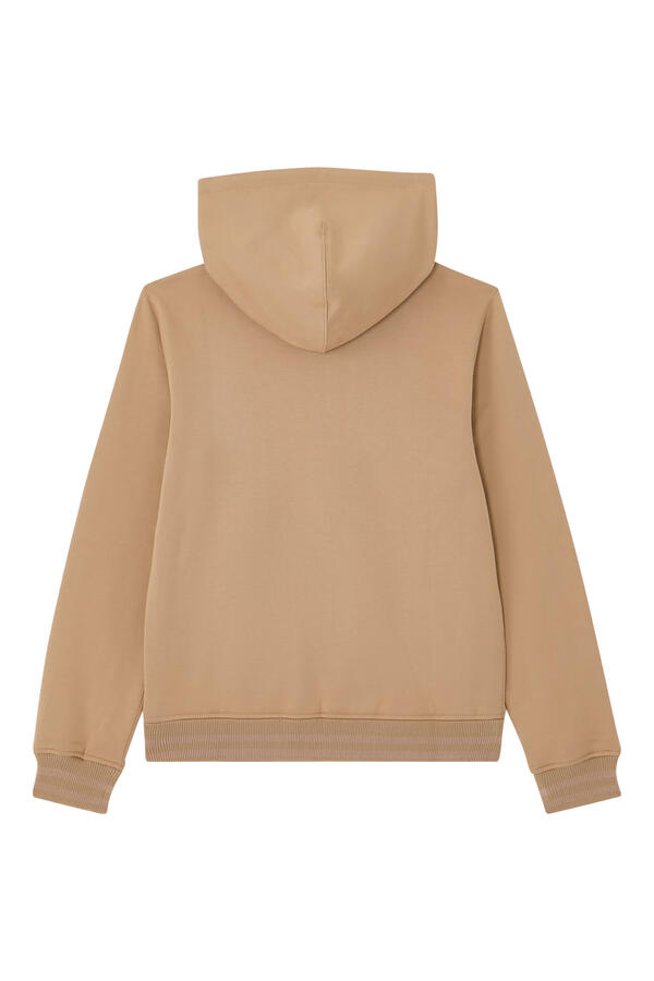 Kids  Fleece Hoodie with Heraldic Patch