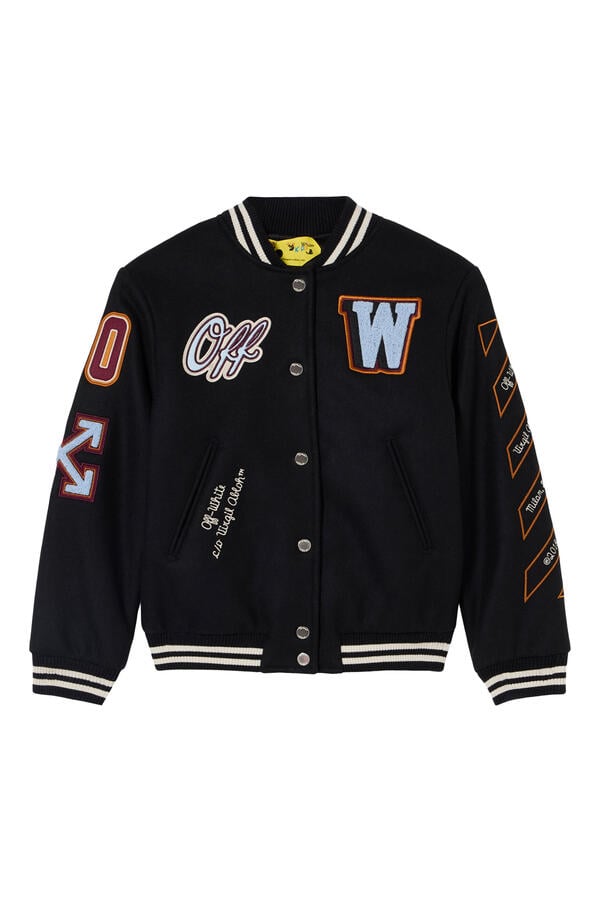Kids Patch Varsity Jacket