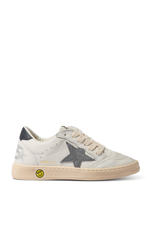 Kids Ball Star Leather Sneakers