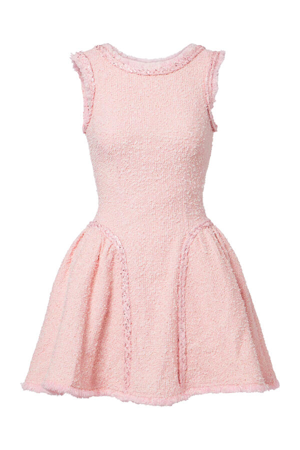 Boucle Sleeveless Mini Dress