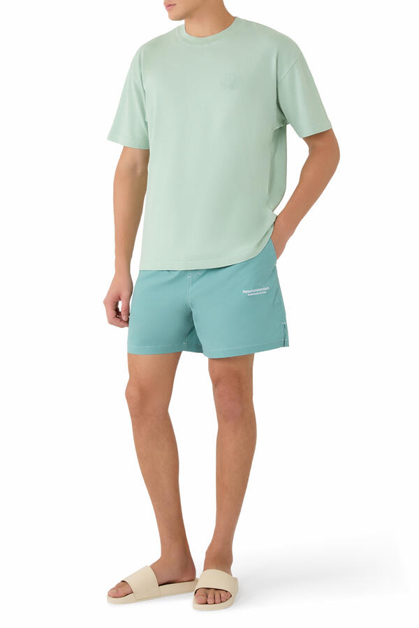 Logo Contrast Swimshorts