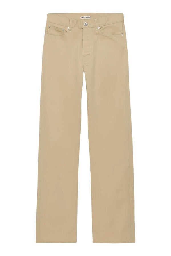 Straight Leg Denim Jeans 