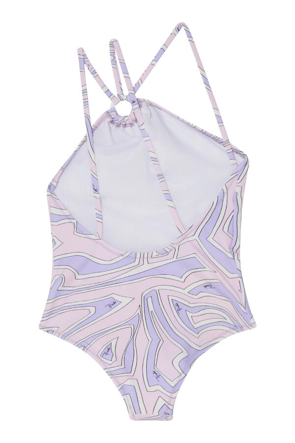 Kids Iride-Print Swimsuit