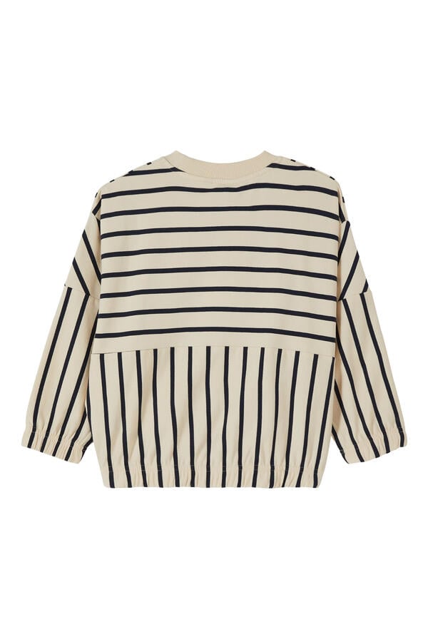 Kids Striped Tiger Graphic Sweatshirt