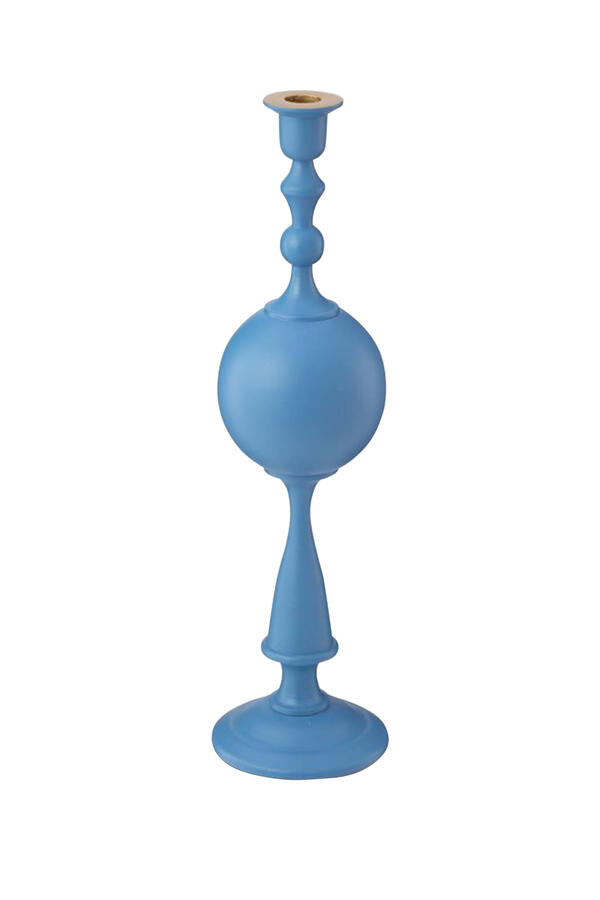 Large Metal Sphere Candle Holder