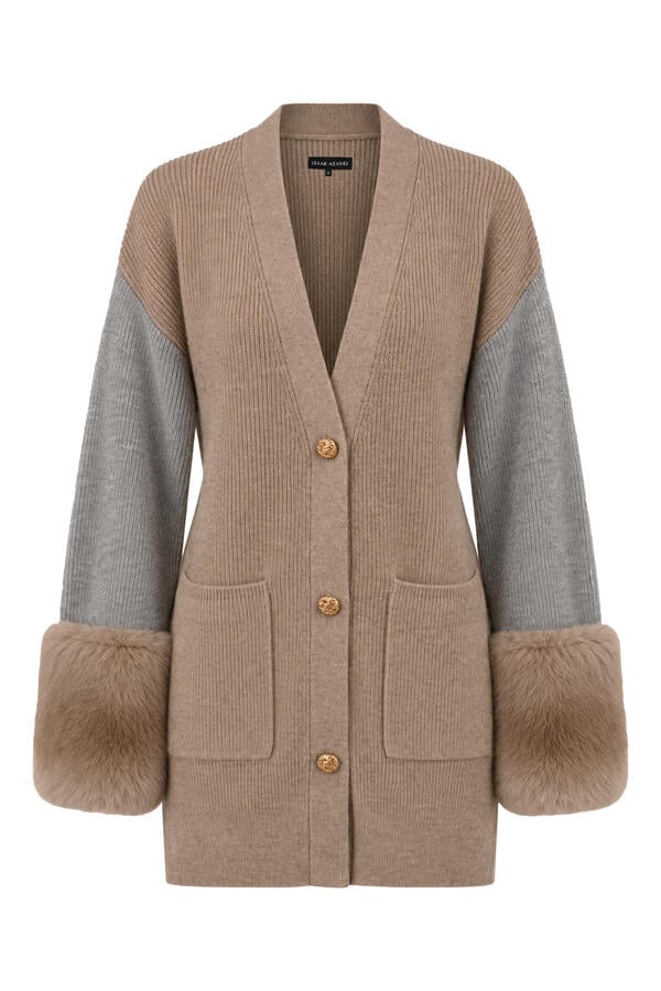 Tie Detail Cuff Cardigan