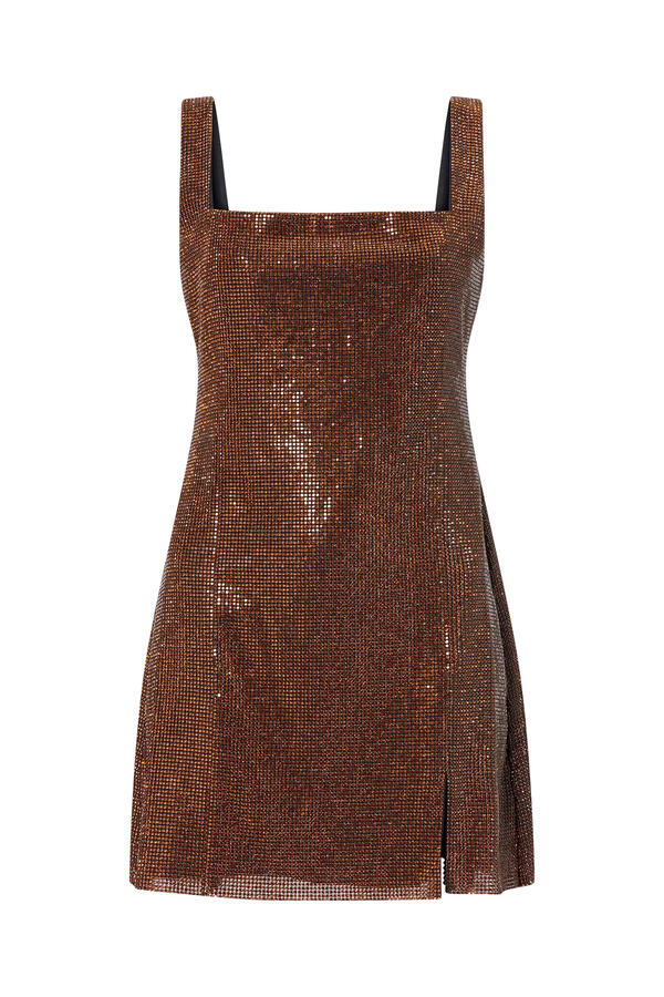 Crystal Chainmail Mini Dress