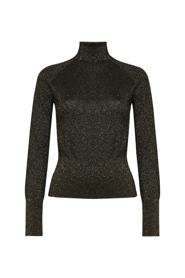 Enveloping Roll Neck Knitwear Top