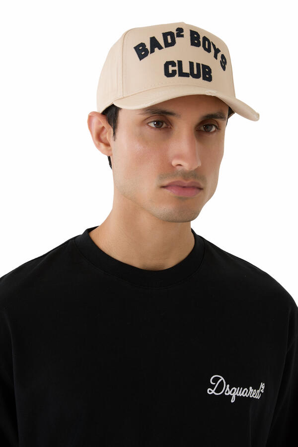 Text-Embroidered Baseball Cap
