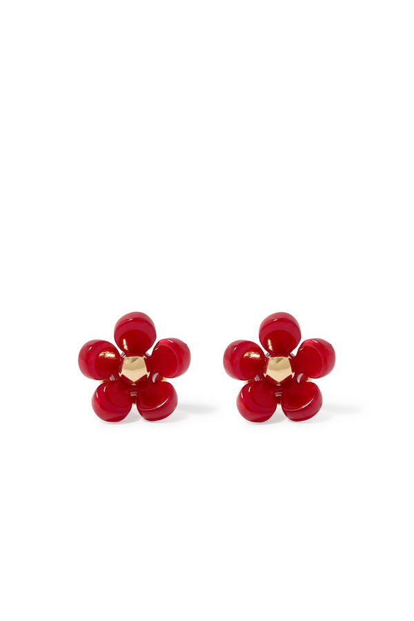 Summer Daze Flower Studs, Titanium & Resin