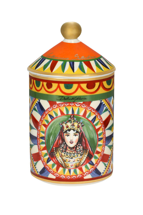 Wild Jasmine Carretto Regina Candle with Lid