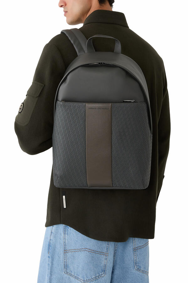 William Geometric Pattern Backpack