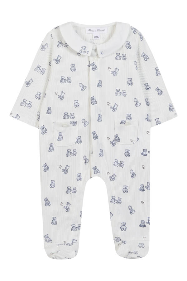 Kids Teddy Bear Print Pajamas