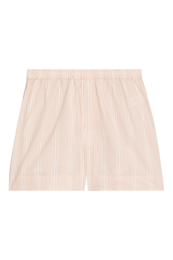 Textured Stripe Pyjama Shorts 