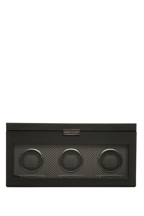 Axis Triple Watch Winder with Storage