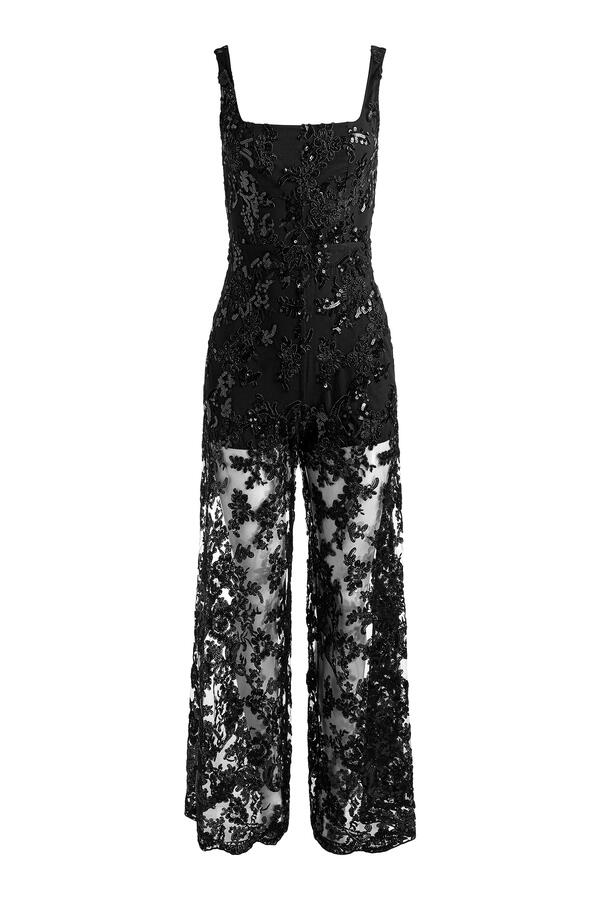 Isabella Embellished Lace Jumpsuit