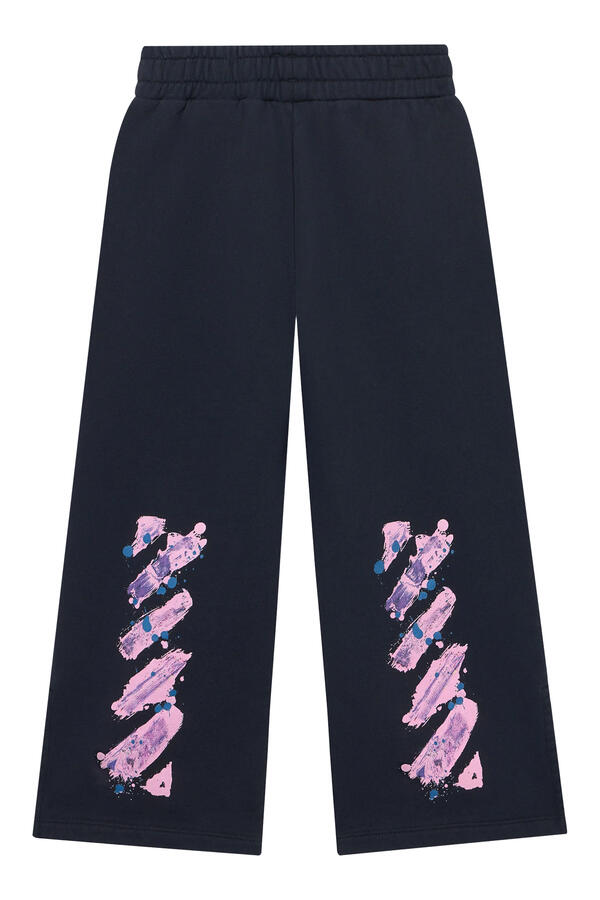 Kids Diagonal Splat Wide Sweatpants