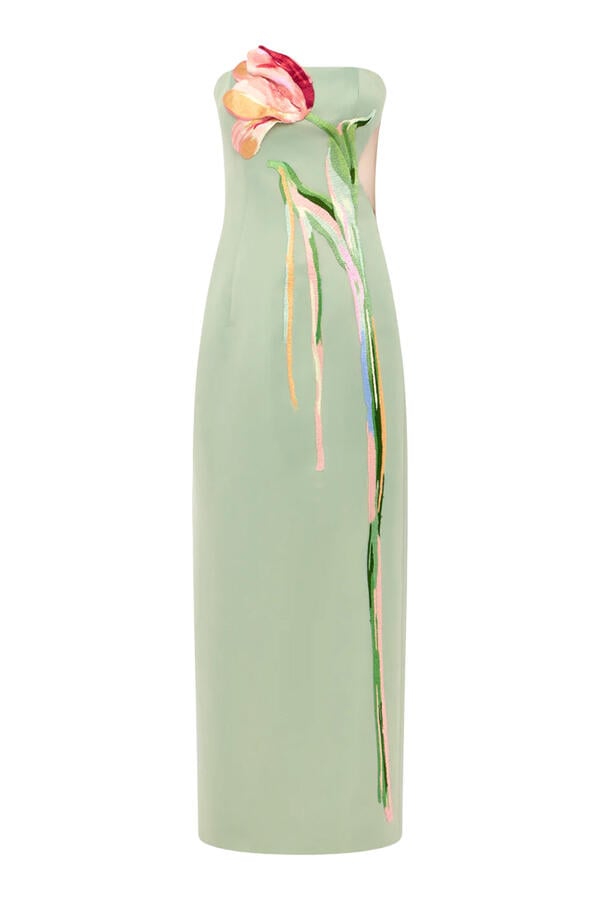 Marilyn Cutout Bustier Maxi Dress