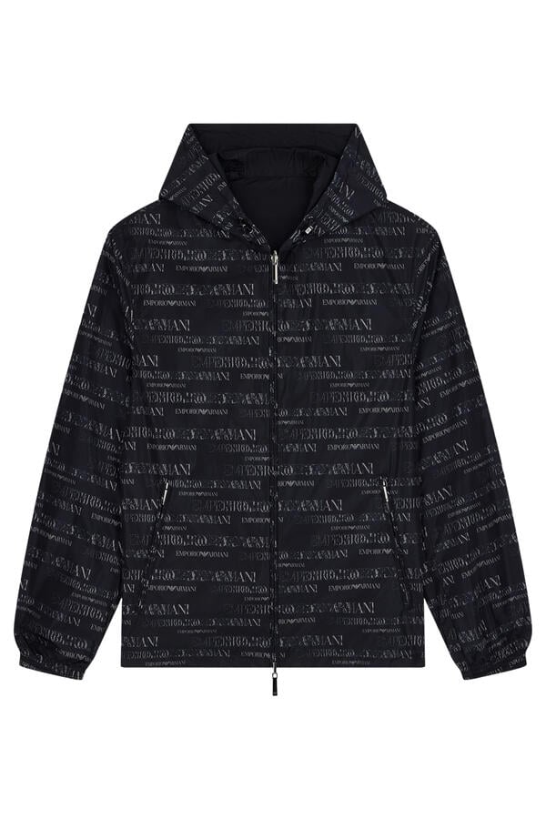 Hooded Blouson Zip Jacket