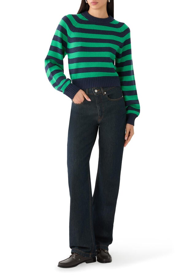 Julietta Striped Knitted Sweater 
