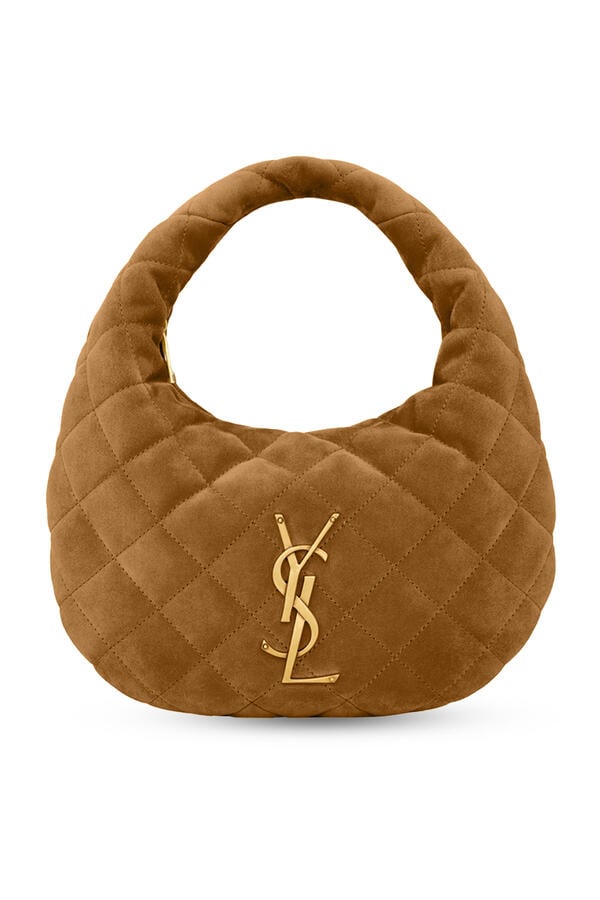 Icarino Bag in Quilted Suede 
