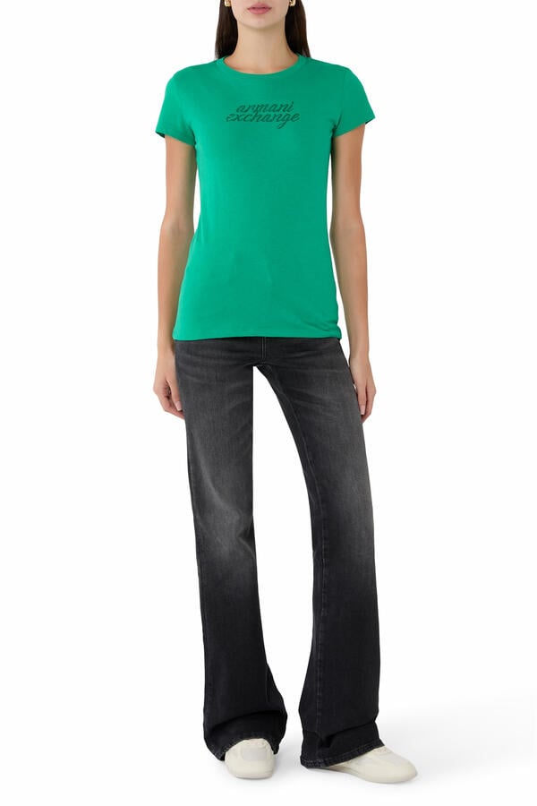 AX Logo Slim Fit T-Shirt
