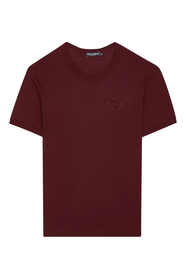 Logo-Patch Cotton T-Shirt