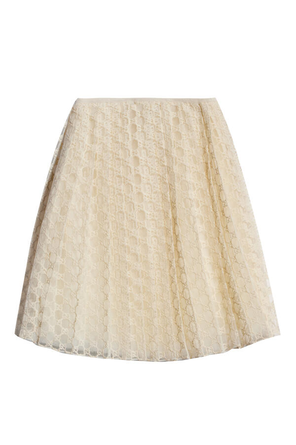 Kids Embroidered GG Tulle Skirt