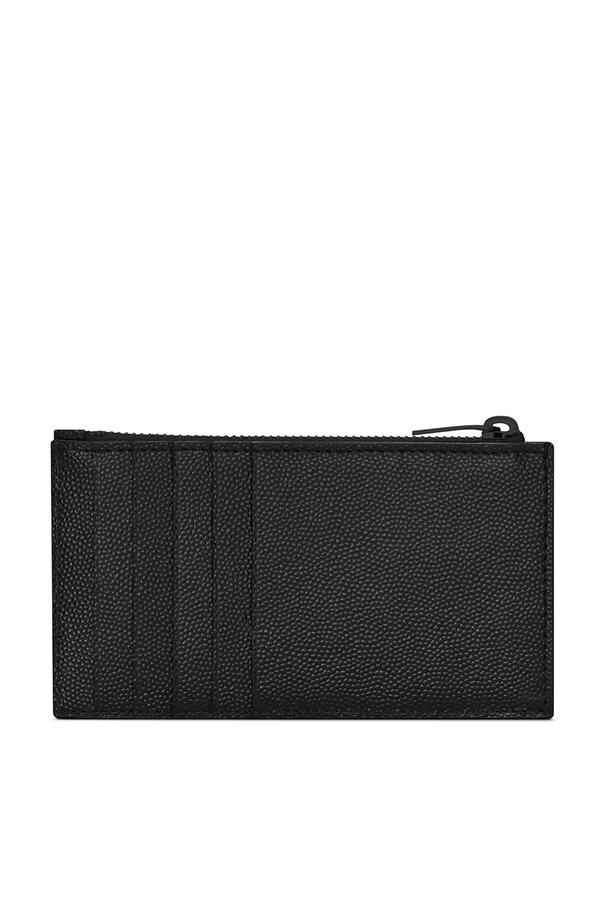 Cassandre Matelassé Fragments Card Case In Grain De Poudre Leather