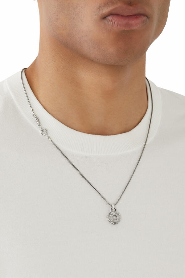 Faith Necklace, Sterling Silver & Sapphire