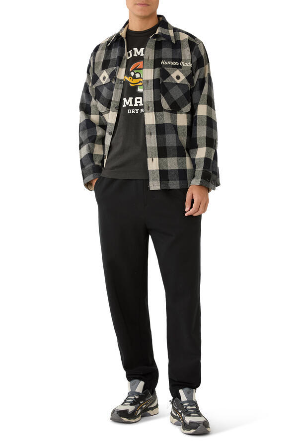Wool Check Shirt Jacket