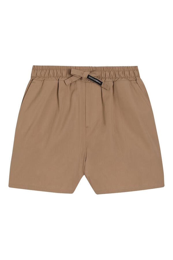 Kids Poplin Bermuda Shorts with DG Patch