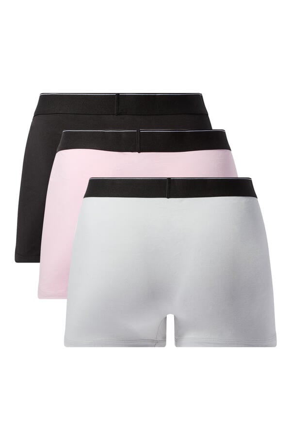 Graphic Monogram Cotton Stretch Trunks, Set of 3