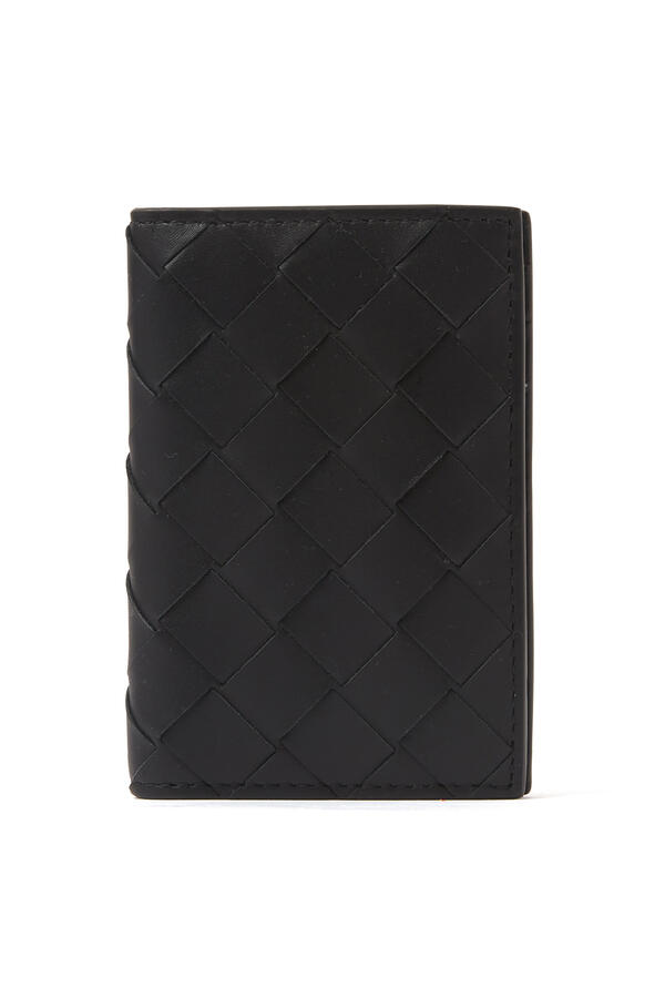Intrecciato Flap Card Case 