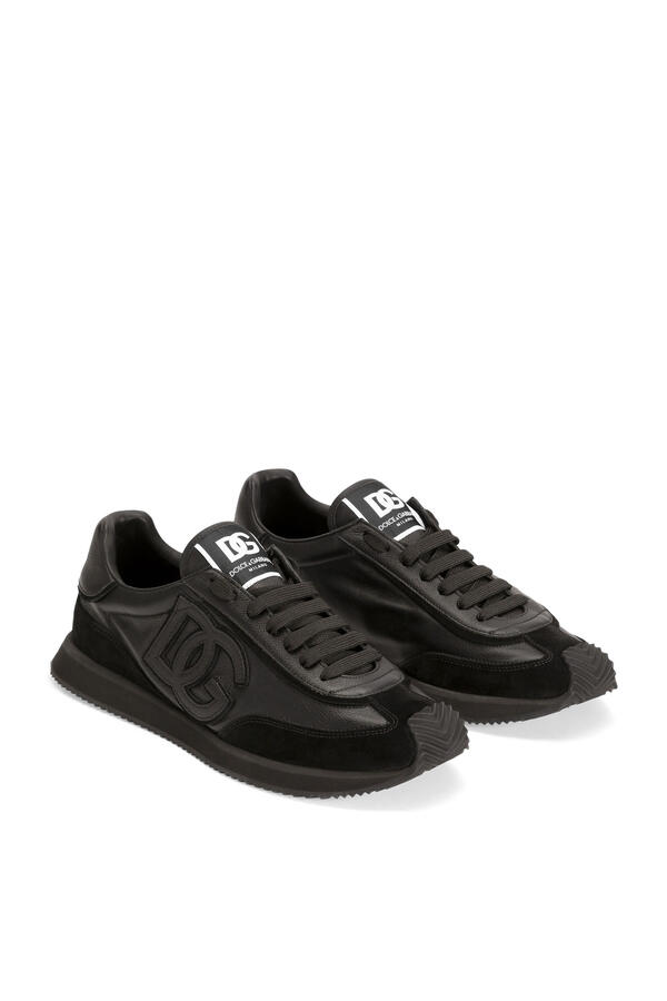 Mixed-Material DG Cushion Sneakers