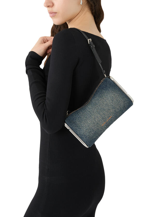 Scene Small Shoulder Bag In Denim