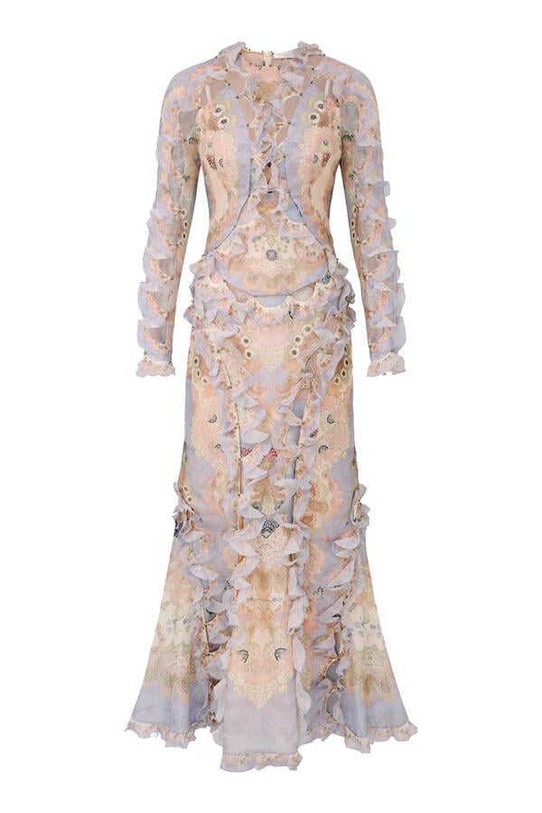 Rebellion Scallop Maxi Dress