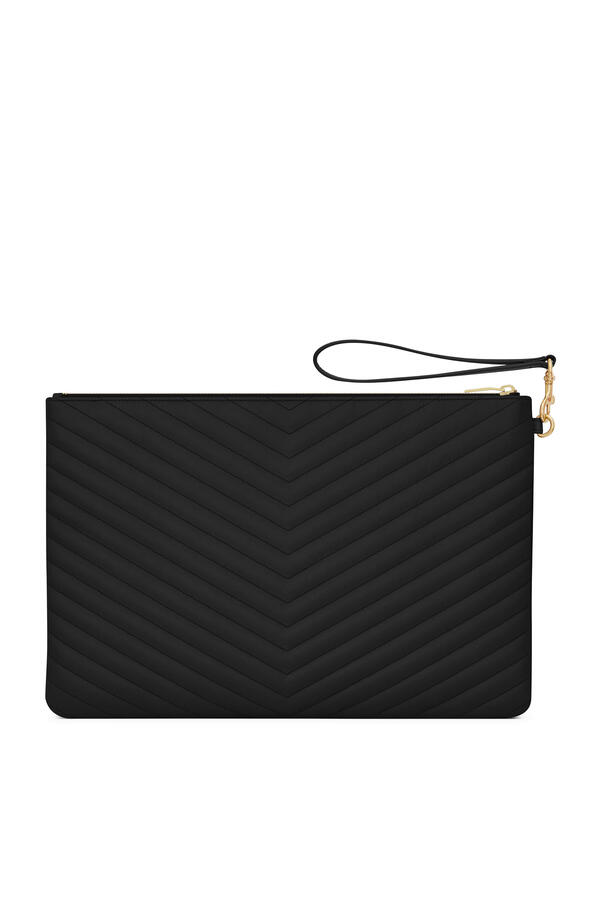  Cassandre Matelassé Document Holder in Leather
