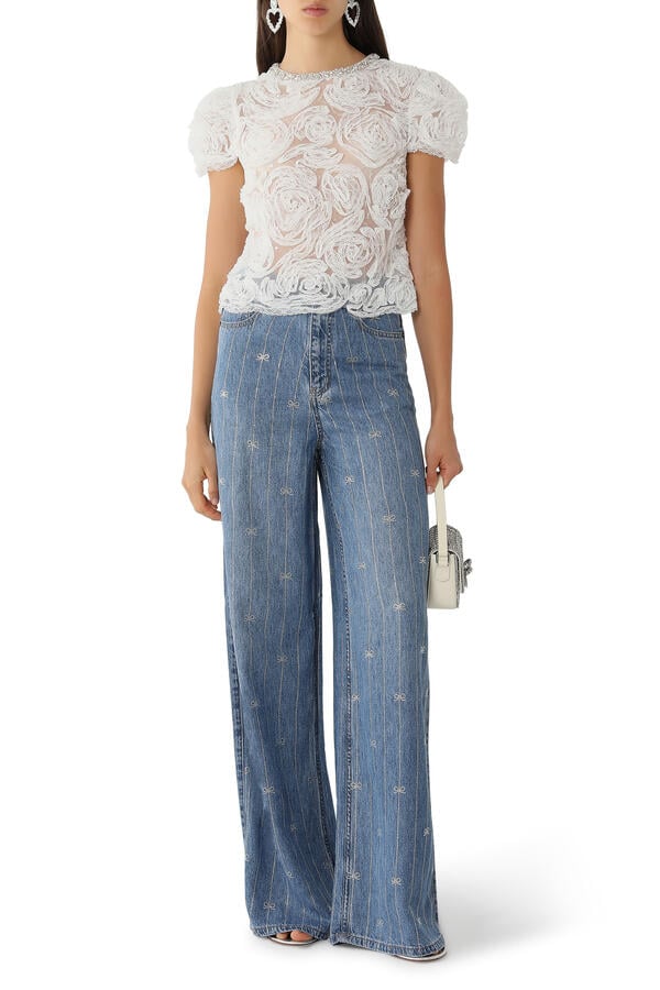 Tulle Lace Top