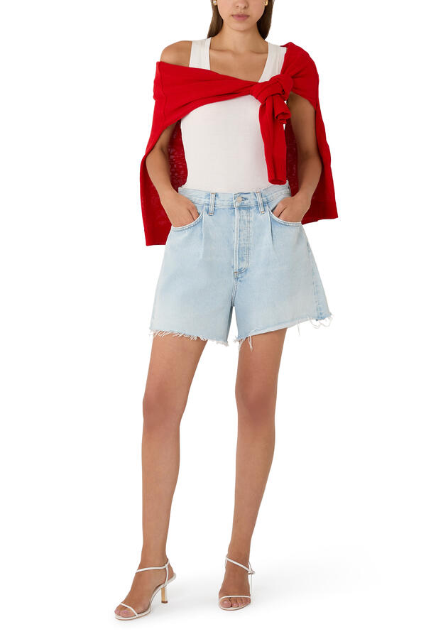Rhoda Pleated A-Line Shorts