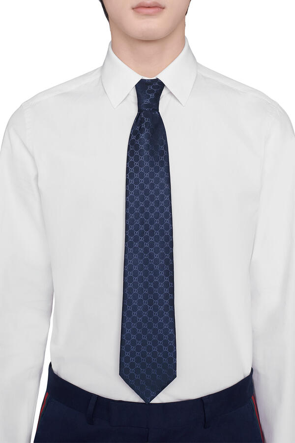 GG Pattern Silk Tie